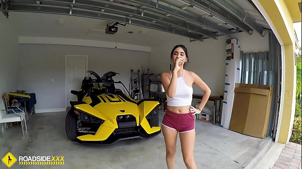 Penelope's ass looks stacked as she's fucked up against a trike