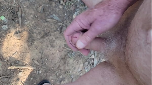 I'm Jerking And Spermming In The Trees 3