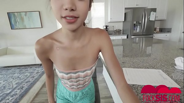 Petite teen Vina Sky suck and fuck pov