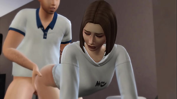 Husband and wife are moving into a new house - Animation