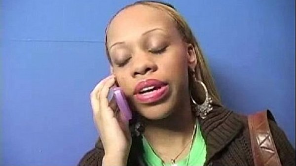 Black babe sucking cock - Gloryhole Initiations 20