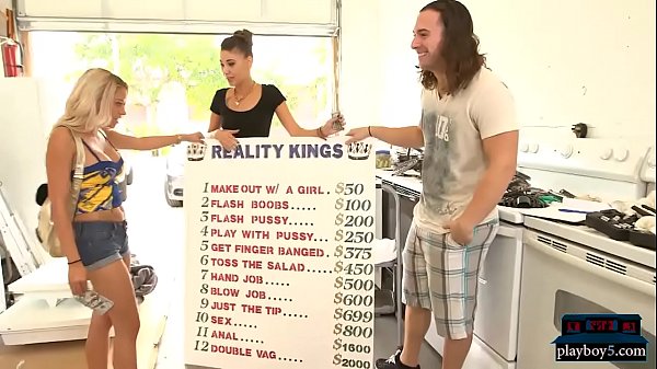 Big fake tits teenie loves money and does alot for it