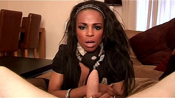 Ebony slut has anger isseus she shows on his erection