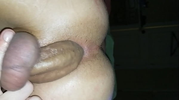 Me taking my bare cock in my ass  