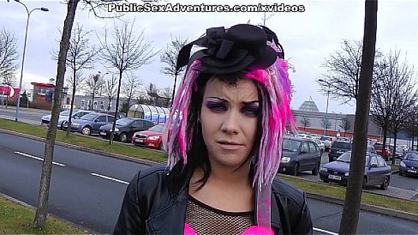 Girl with no pants sucks cock nastily