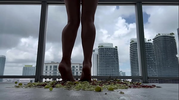 I will crush you like these grapes