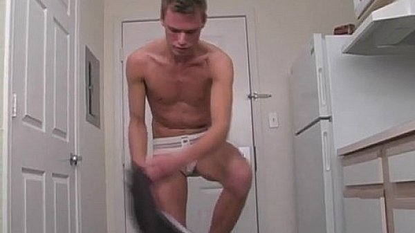 Naked guys He ended up completely nude, on his table stroking off 