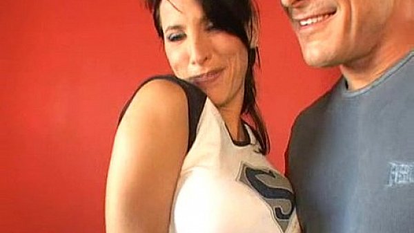 Milf Lezley Zen takes 2 cocks