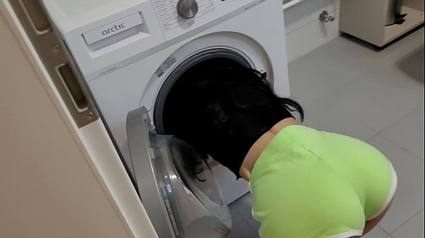 I fuck my stuck stepsister and cum in her pussy  