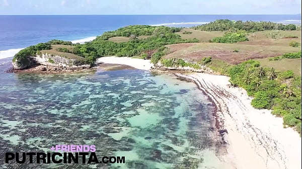 Naughty, Skinny, Asian babe, Putri Cinta, showing off her tiny wet pussy