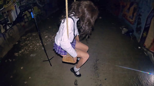 Girl swinging gets fucked on her favorite swing