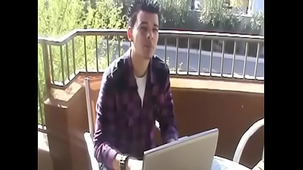 Horny twink rides huge cock in furious sweet anal corruption