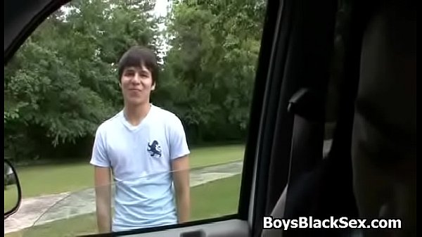 White Sexy Teen Gay Boy Enjoy Big Black Cock Deep In His Tight Ass 17