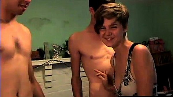 Horny bitch enjoyed banging with two lucky guys Liam and Ed