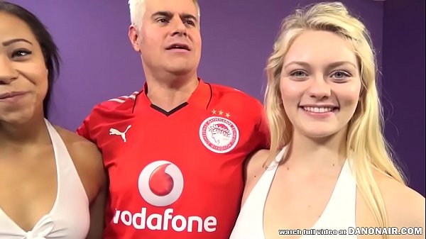 Adrian Maya & Allie Rae Best Friends with Amazing Big Natural Tits Share the Dick of a Guy Twice Their Age!