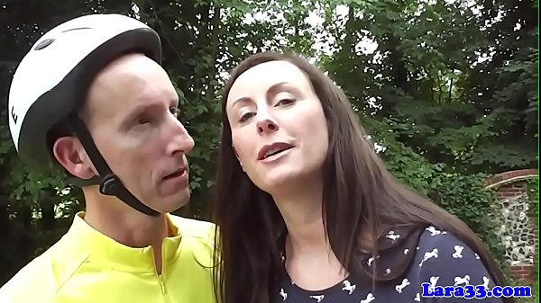 UK milf jizzed on while ass fingered