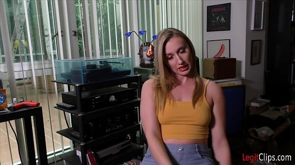 Riley Reyes teases and strokes Mr. POV in the point-of-view hand job video The Cum Fetishist! 