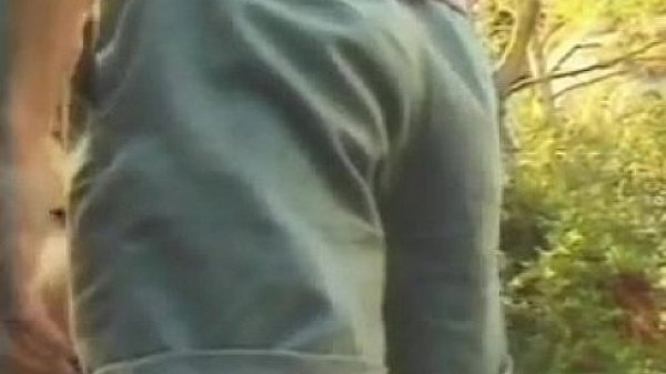 Blonde Granny Sucking On A Cock Outside