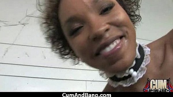 horny ebony bukkake gangbang 6