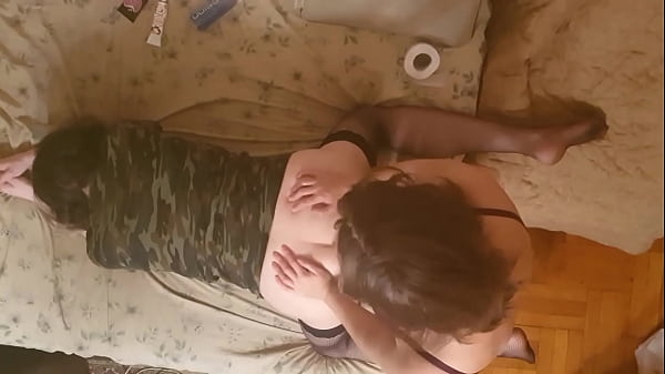 Anastasia Mistress skinny girl dominates to Sasha Earth and fucking him in the big ass with a strap on femboy guy real bisex