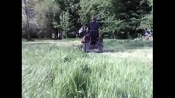 veggie used as a plug on the tractor 