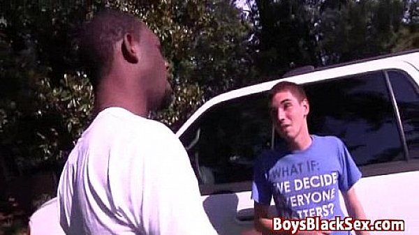Blacks On Boys - Interracial Gay Hardcore Bareback Fuck Video 16