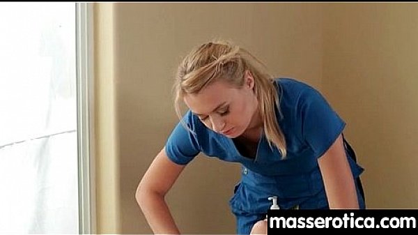 Massage therapist giving her patient some unknowing love 18