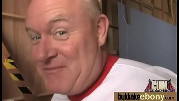 Ebony gets fucked in all holes by a group of white dudes 16