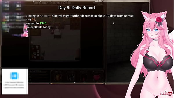 Vtuber KanakoVT plays Karryn's Prison Catgirls Pussy gets Teased and Used Non Stop Loud Moaning ASMR