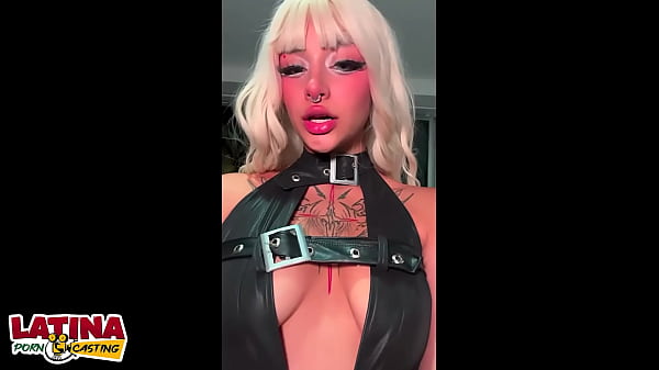 Emily Sinner - Goth Alt Emo Slut Addicted To Sucking Cock Latina Casting Colombia