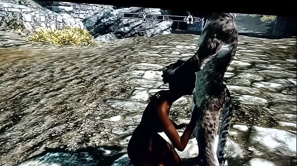 Skyrim: perra tiene sexo con un khajita  