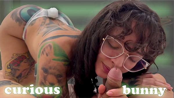 This curious bunny wants to smell me all over