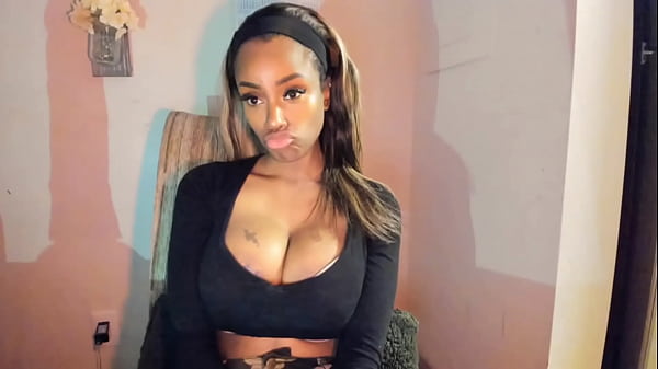 OMG! Big Tit Ebony Fucking Her Own Wet Ass Pussy