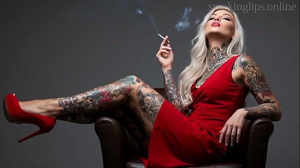 Smoke Fetish Smoking Girl Red Lipstick Ai Movie  