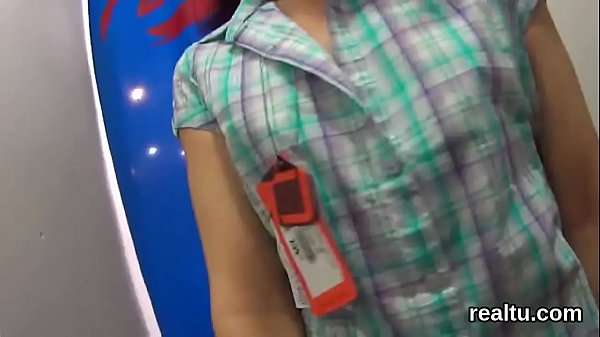 Stellar czech teen was seduced in the supermarket and shagged in pov