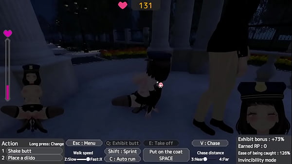 oficial de policia decide echar su carrera al piso y convertirse en una mujerzuela exhibicionista