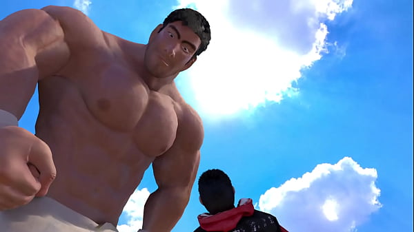 Giant Walking In The City