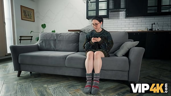 VIP4K. Threesome with a big-titted virgin. Hot sex with Remido & Olivia Westsun