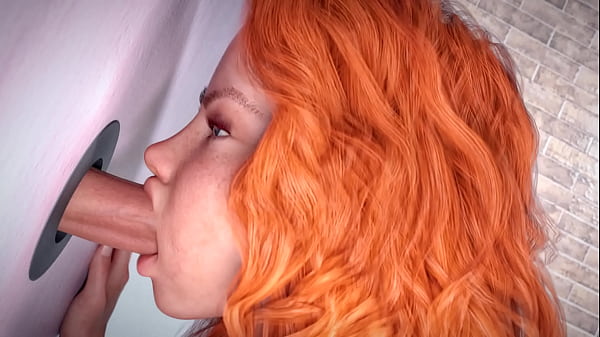 Lisa is dong a blow jog to a stranger guy.