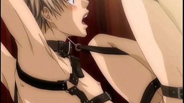 Tied hentai guy gets screwed up by a maniac