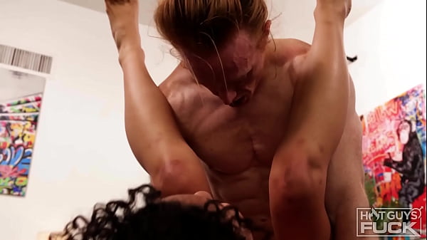 Red Head Muscle Man Blows Two Loads For Cock Hungry Latina Slut