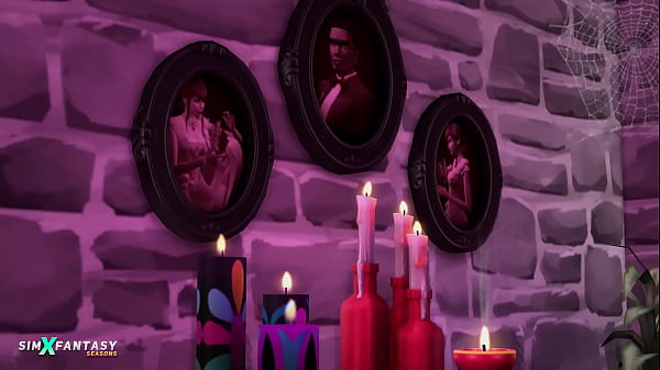 lovers' sex during halloween - The Sims 4  