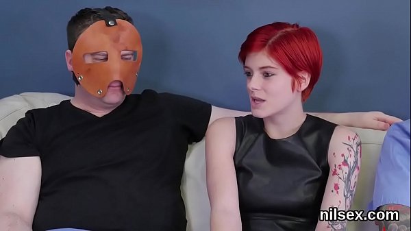 Unusual chick was brought in butthole nuthouse for uninhibited therapy