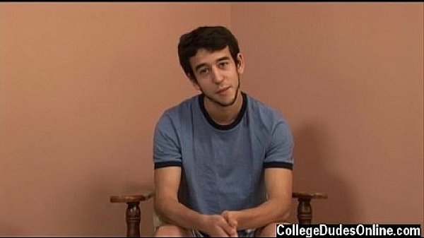 Gay movie of Josh tells us a lil' bit about himself, then leisurely  