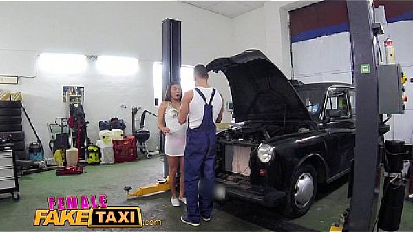 FemaleFakeTaxi Sexy minx gets down and dirty with stud at garage