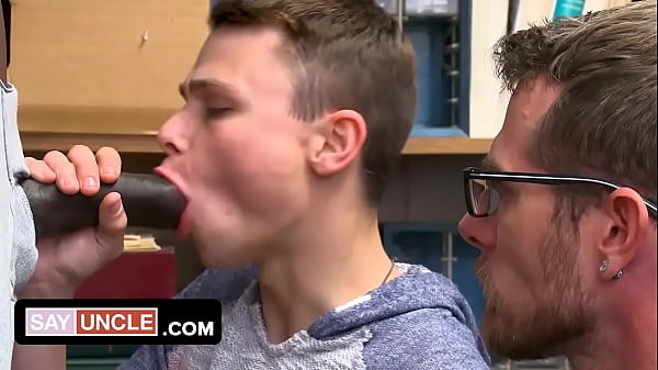 White Stepdad Sucks BBC To Save His Thieving Stepson