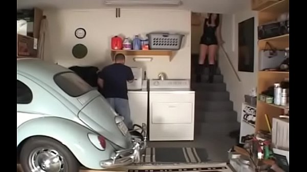 Dominatrix makes his face a chair  