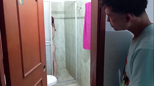 I Fuck My Step Sister's Pussy and Ass in the Bathroom  