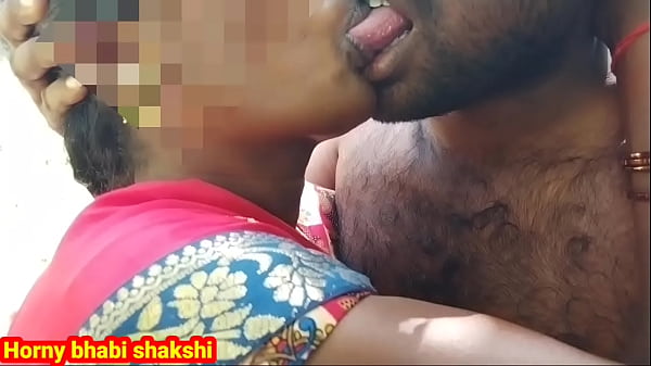 Sexy tamil teen Training in Forest with kissing fingering and fucking with Stranger