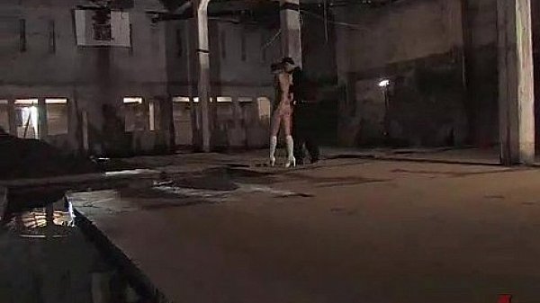 Tied up slave gets caned and whipped in b. bondage